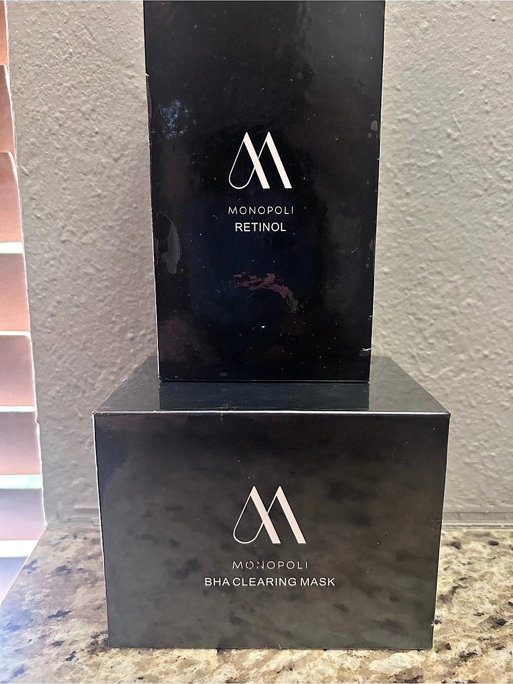 Monopoly Retinol; BHA Clearing Mask Skincare Set in Black NWT
